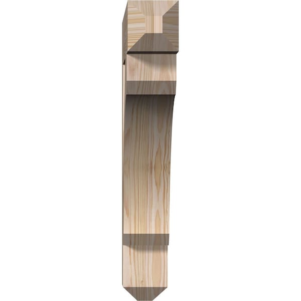 Legacy Craftsman Smooth Bracket, Douglas Fir, 3 1/2W X 22D X 22H